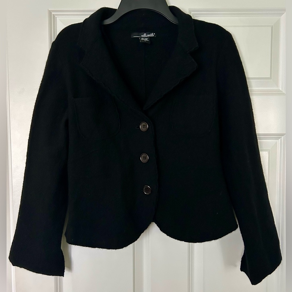 Vintage WOOL Tailored Button-Front Jacket